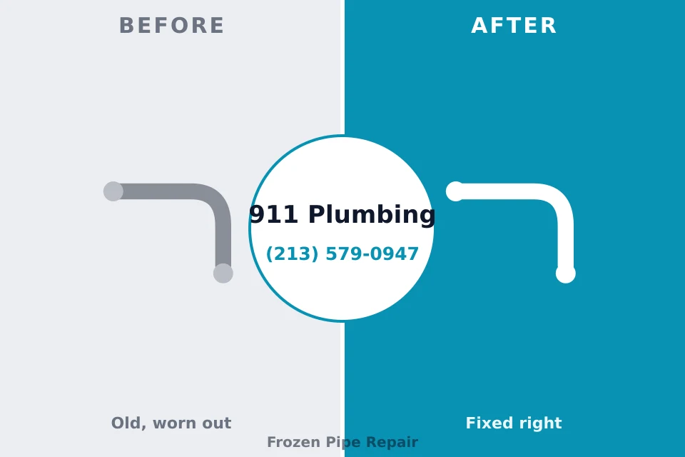 Before and after: plumbing company Danville, IN